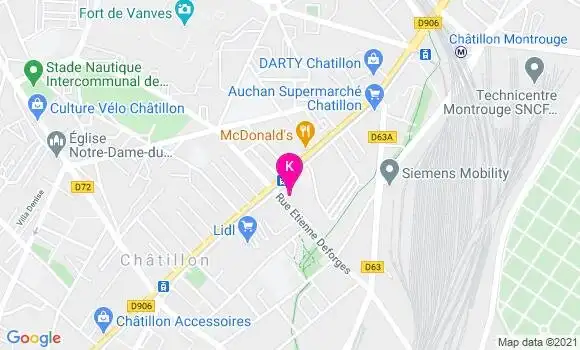 Localisation Laurence Podevin