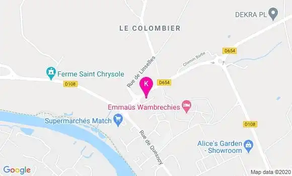 Localisation David Dumortier Benit