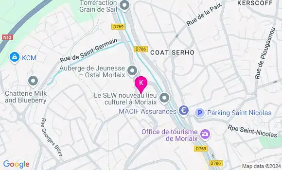 Localisation Manon Dornic