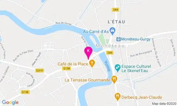 Localisation Sandrine Coulon