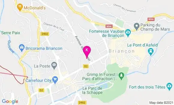 Localisation Astrid Isambert