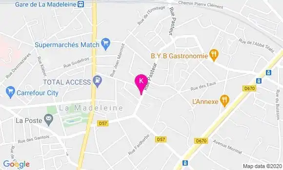 Localisation Melanie Lallement