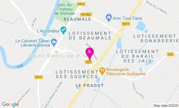 Localisation Joris Guestre