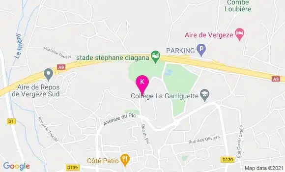 Localisation Isabelle Guegan