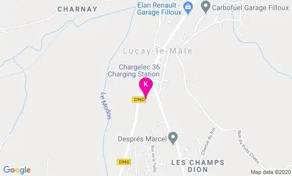 Localisation Claudine Velayoudon