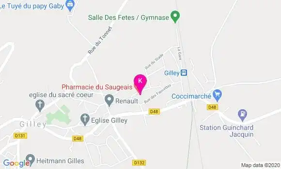 Localisation Brigitte Matthys