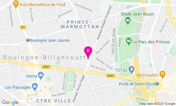 Localisation Marie Odile Catrou El Yazigi
