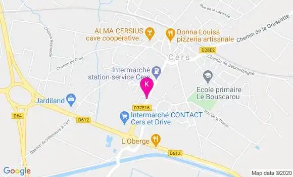 Localisation Caroline Guilhou