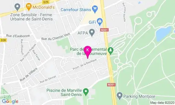 Localisation Philippe Donin
