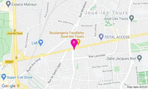 Localisation Emeline Charles
