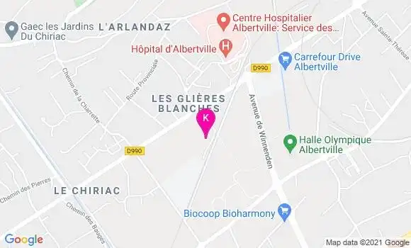 Localisation Nicolas Bauvy