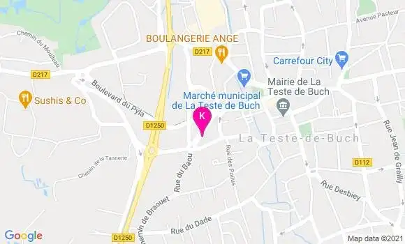 Localisation Brigitte Cammas Veron