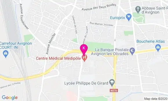 Localisation Sylvie Midoun