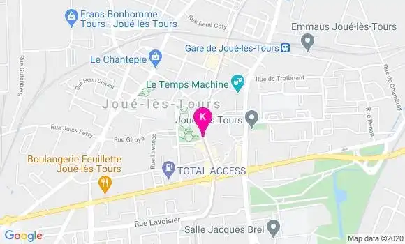 Localisation Emilie Guillon