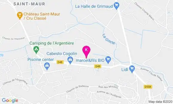 Localisation Lauriane Olivieri