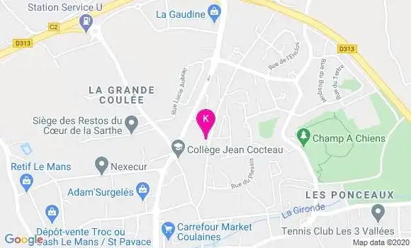 Localisation Adele Villette