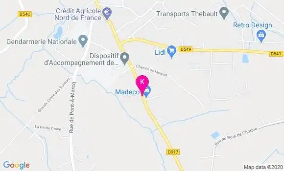 Localisation Emilie Barrillon De Backer