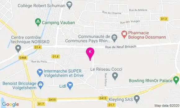 Localisation Ginette Goze