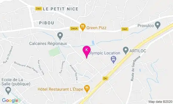Localisation Bruno Oudinet