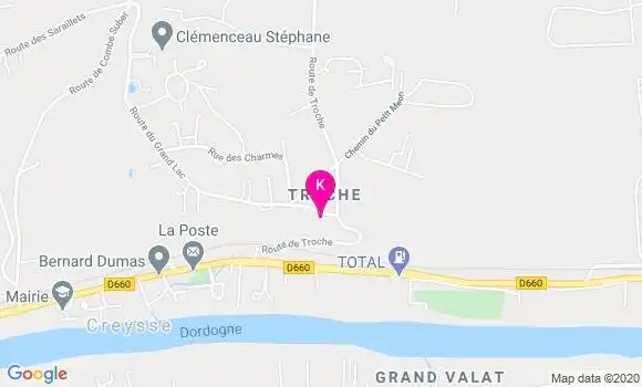 Localisation Jean Philippe Courbier