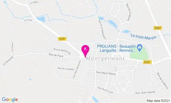 Localisation Baptiste Raoul