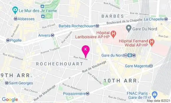 Localisation Segolene Baelde