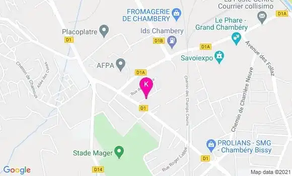 Localisation Jean Paul Dalla Pria