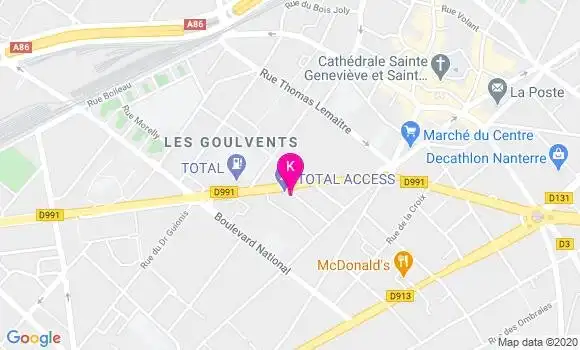 Localisation Marc Chevriau