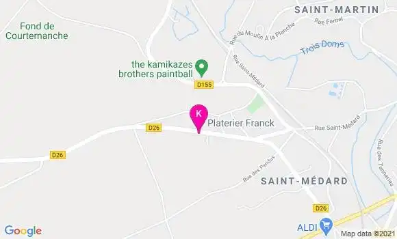 Localisation Franck Platerier