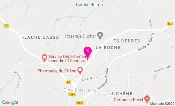 Localisation Carole Pettini