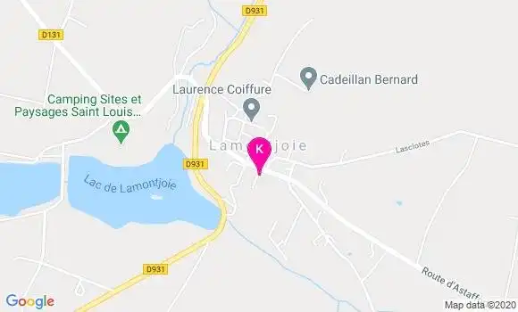 Localisation Angelique Mathiot
