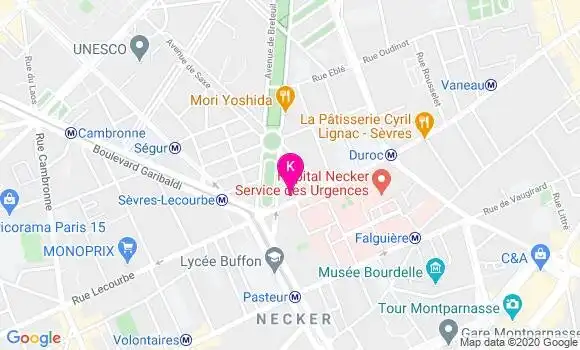 Localisation Anne Da Costa Freire