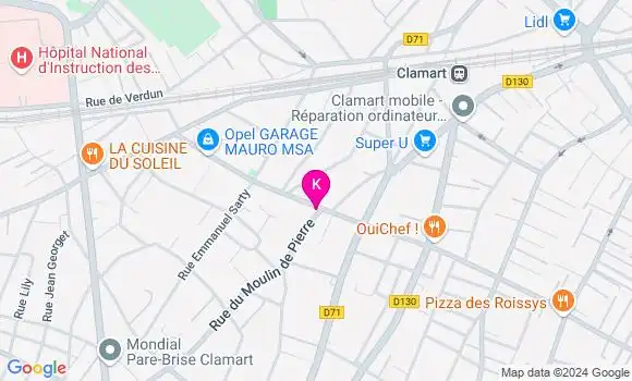 Localisation Alice Demoulain