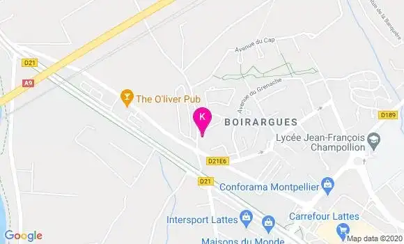 Localisation Anthony Berard
