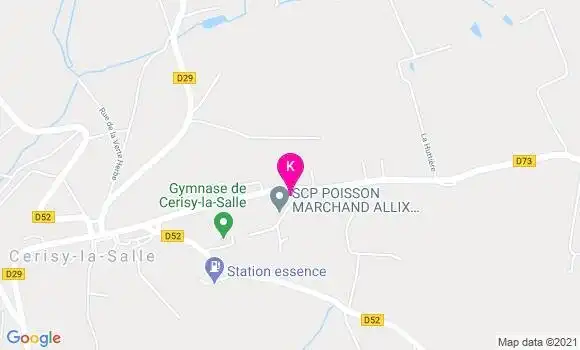 Localisation Murielle Cojean