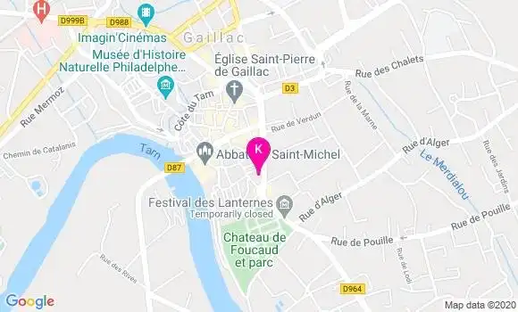 Localisation Baptiste Mellin