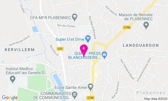 Localisation Delphine Gourhant