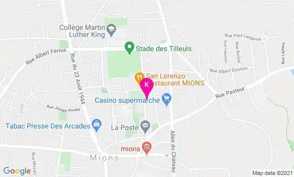 Localisation Gilles Thevenin