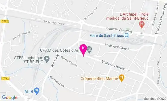 Localisation Sandra Bouguet Jegou