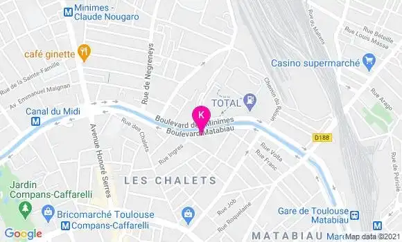 Localisation Fanny Bouisse