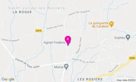 Localisation Matthieu Saint Leger