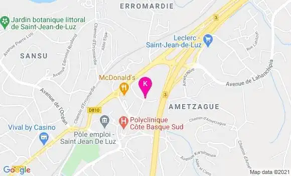 Localisation Jacques Millet