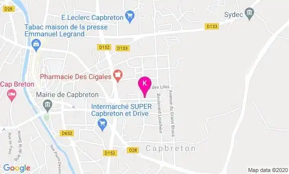 Localisation Bertrand Garet