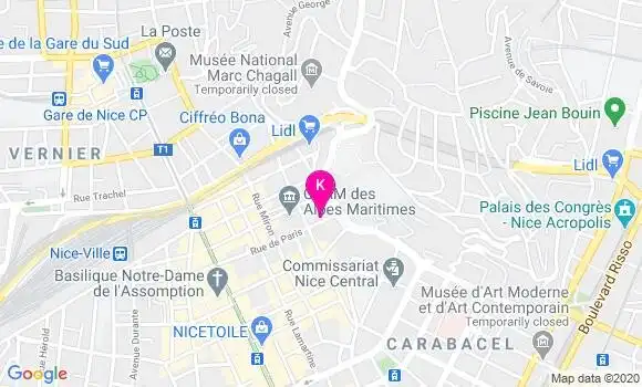 Localisation Anthony Mangel