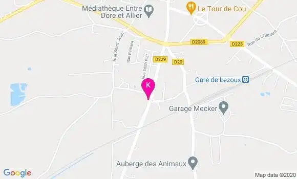 Localisation Axelle Bernard