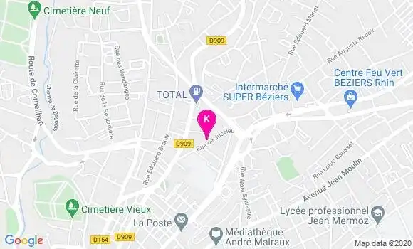 Localisation Anne De Pastors