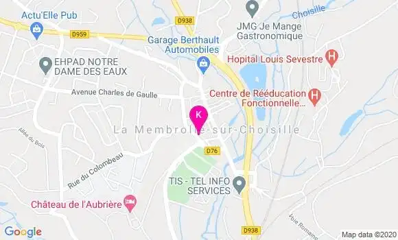 Localisation Isabelle Paumier Vuillaume
