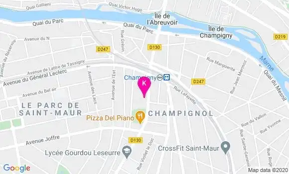 Localisation Lise Abadie