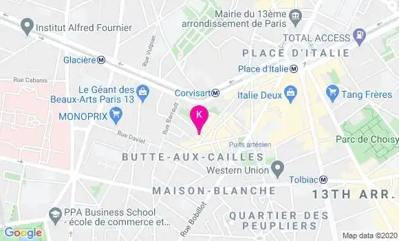 Localisation Eva Liegeon