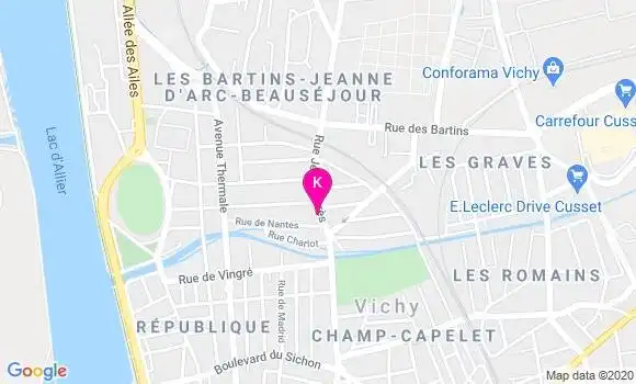 Localisation Sandra Merite
